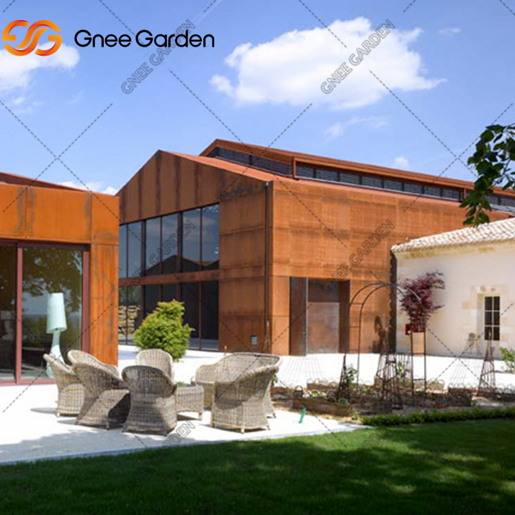 Corten Steel Metal Decorative Panels Gnee Garden