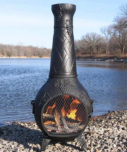 chiminea-fire-pit-gn-ic-103-with-grape-pattern