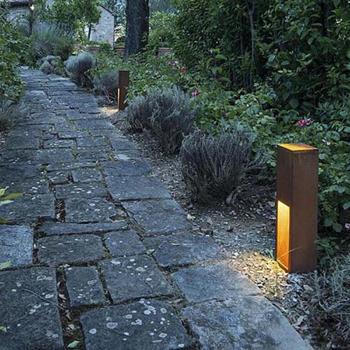 corten-bollards-gn-cl-111-outdoor-garden-lighting