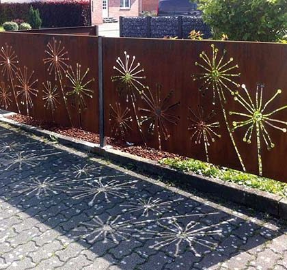 corten-steel-privacy-screen-gn-sp-1349-outdoor-dandelion-panels